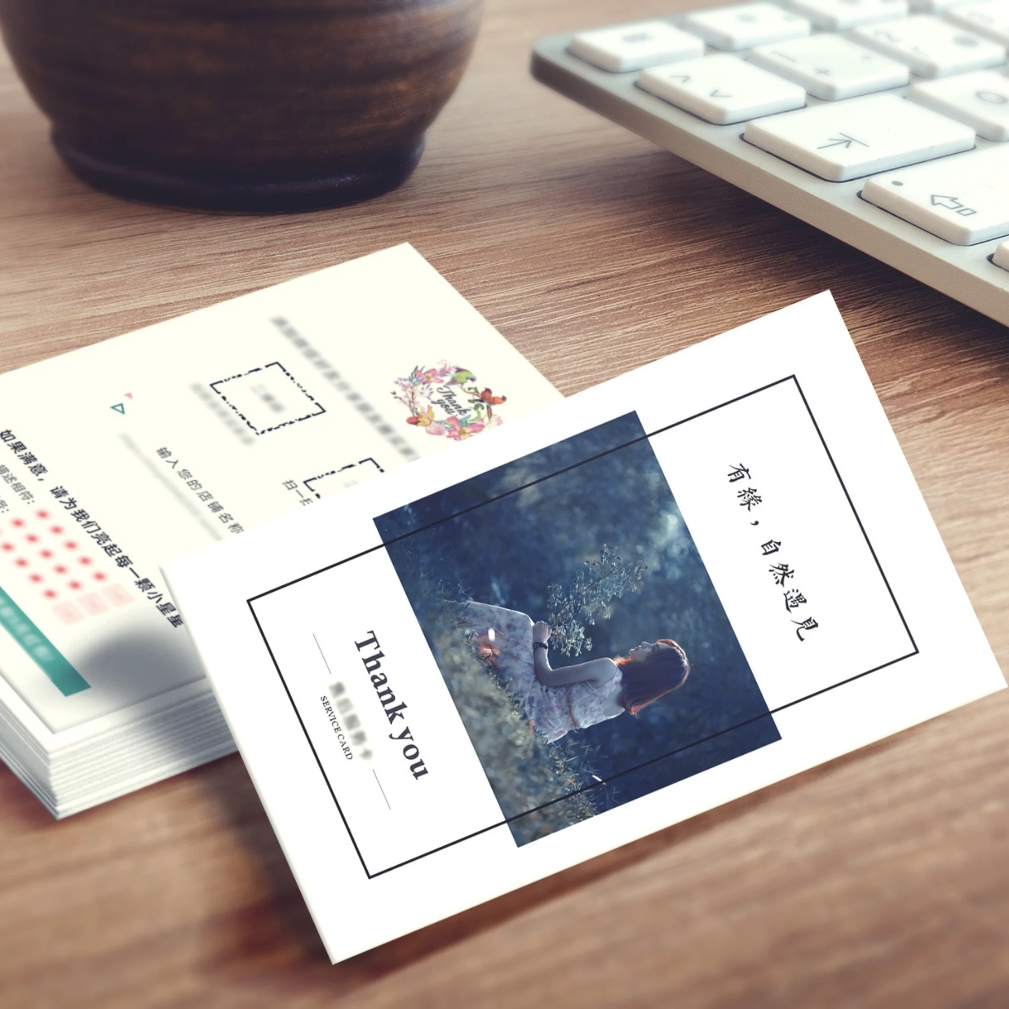 Support small quantity customized high quality luxury watercolor pantone blank postcards