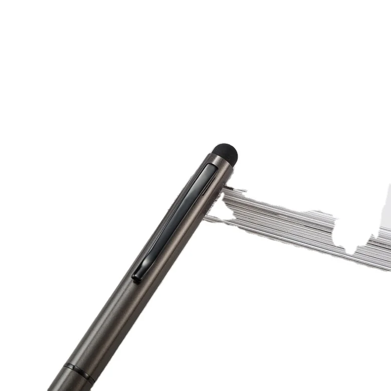 Hersteller Wholesale Directly Bulk Black Metal Ball Pen Stylus Cool Matte Rubber Painted Classy Black Smart Digital Touch Pen