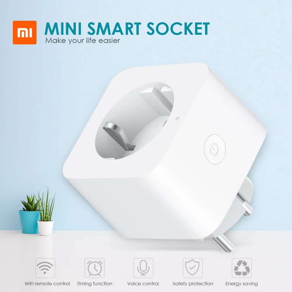  Умная розетка Xiaomi Mi Zigbee многофункциональный шлюз с Wi-Fi европейская версия дистанционным управлением через приложение