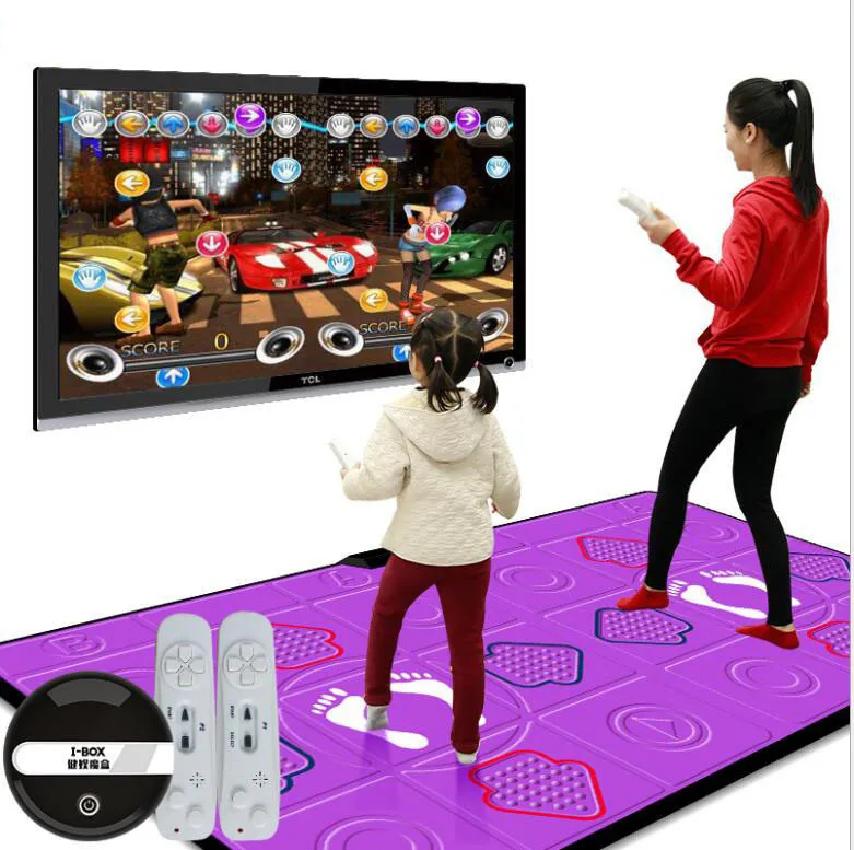 Non-Slip Double Dancers Music Pads Home Indoor Led Electronic Light Up Dance Floor Mat
