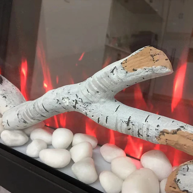 Modern Decorative Indoor Electrical Fire Place 3D Flame Fireplace Remote Control LED Light Electric Fireplace