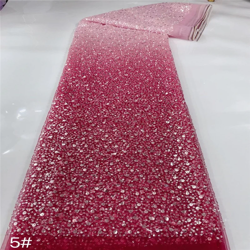 Very cute Sparkle Glitter embroidery wholesale price 5 yards hot selling latest fashion style African party