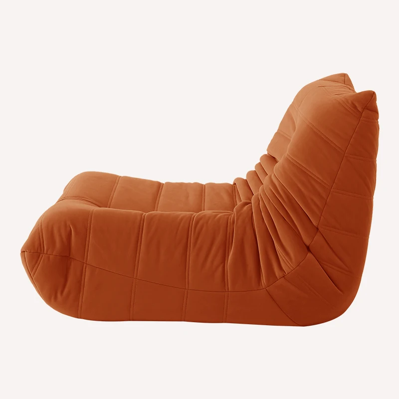 Caterpillar Chair Luxury Living Room Lazy Sofa Couch 1 2 3 Seater Sectional Velvet Floor Bean Bag Sofa Sets