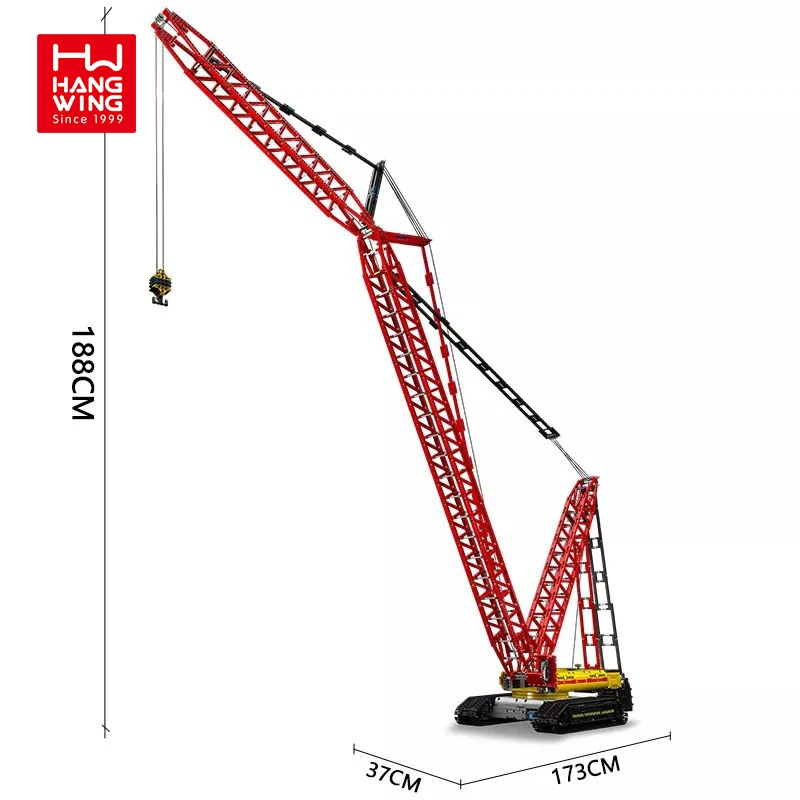 HW Technical Car Construction Vehicle Toys For Adults Kids Birthday Gifts Crawler Crane Building Blocks MOC Bricks 4318pcs