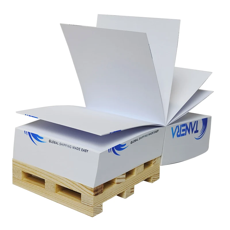 Memo Cube Wooden Pallet Memo Clip Wood Holder Sticky Note With Wooden Pallet