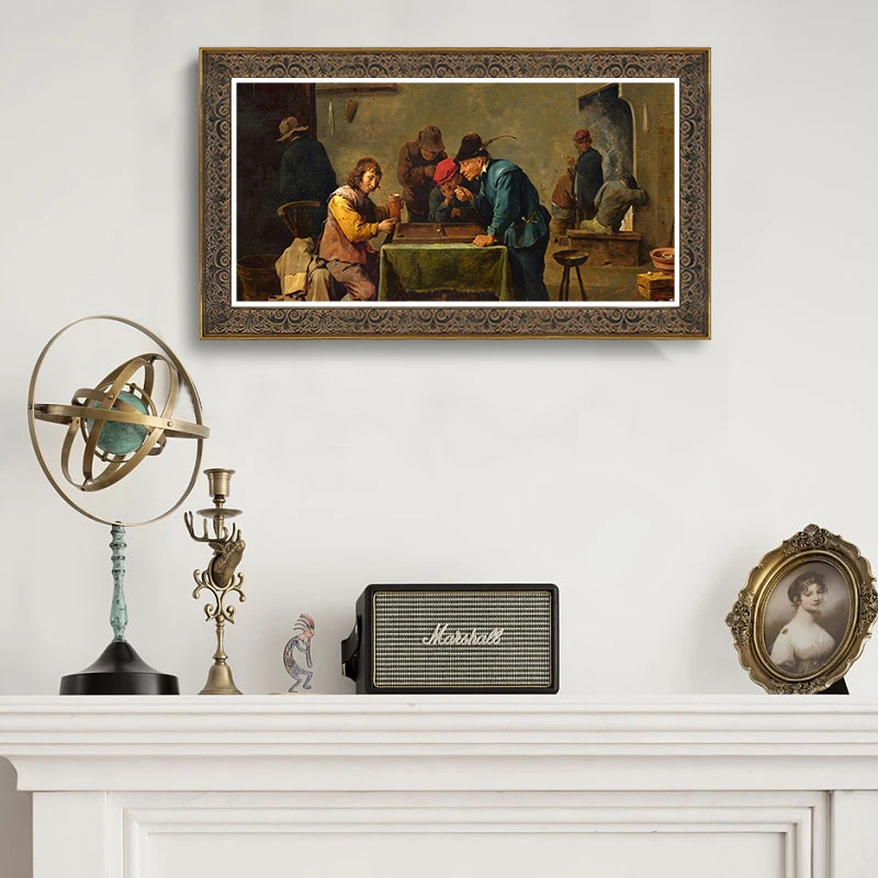 Home Decor Antique Wood Picture Painting Frame Moulding Wooden