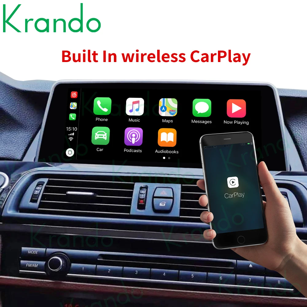  Krando Android 10 0 4 ГБ 64 25 'автомобиля Navi аудио для BMW 5 серия F10 F11 2011-2016 НБТ CIC мультимедийное радио стенд экран