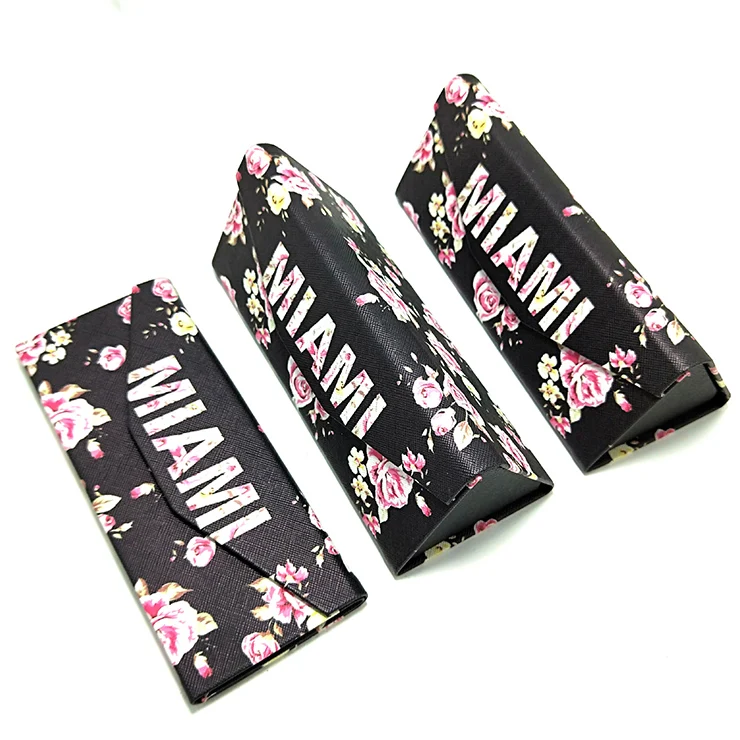 Роскошный чехол для солнцезащитных очков из искусственной кожи с рисунком по вашему запросу