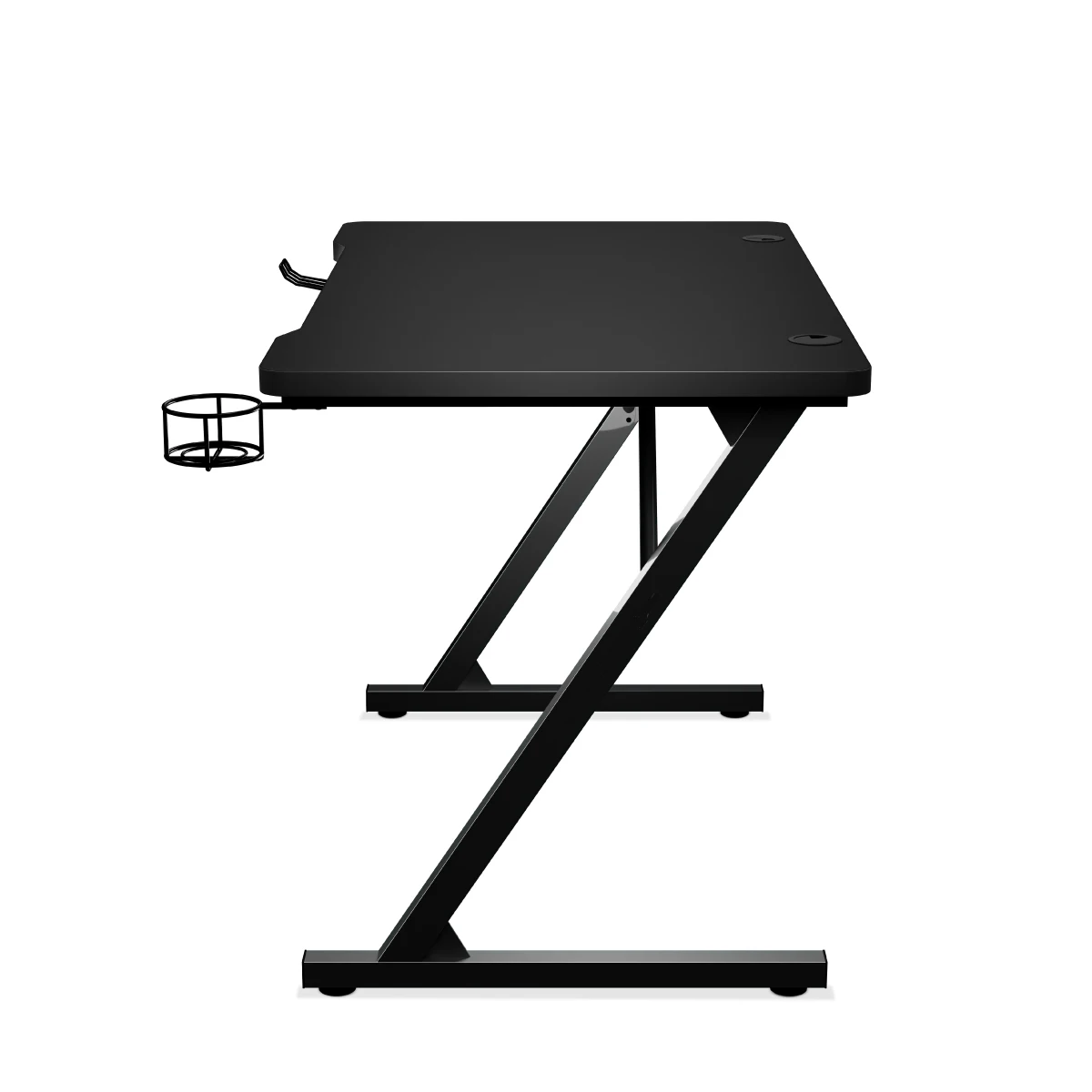 China Manufacturer Cheap Z-Shaped Computer Gaming Desk PC Racing Standing Table With RGB Light OEM Suppliers