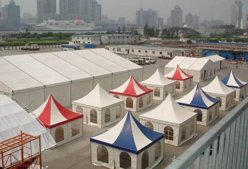 Large aluminum tenda 6x6 white wedding marquee camping gazebo tent