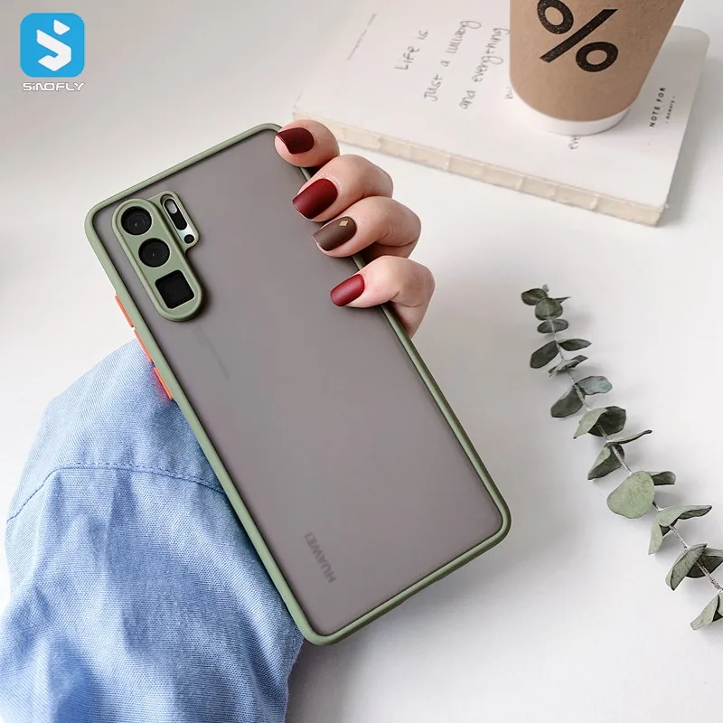Hot sale phone accessories TPU PC Matte phone case for IPhone for Samsung for Huawei P30 Pro