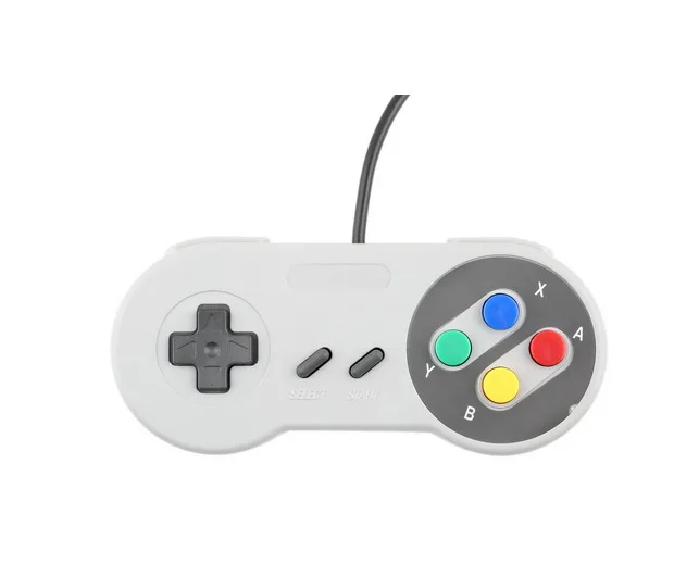 SNES геймпад 16-бит ПФС игра для Nintendo Wii хост системы/ПК компьютер игровой контроллер