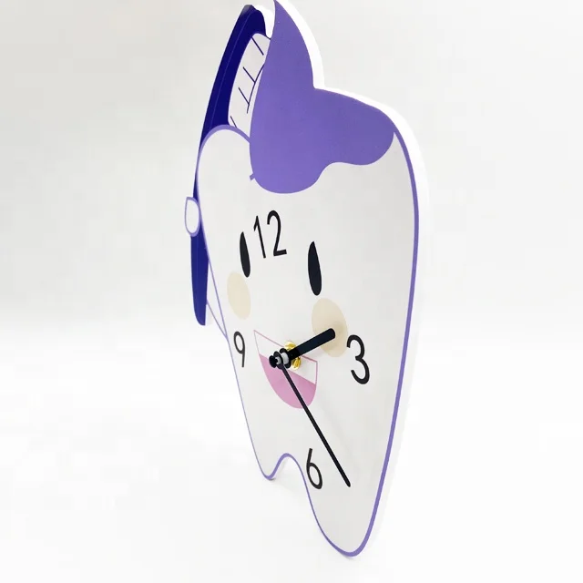 kids room clinic cute dental clock