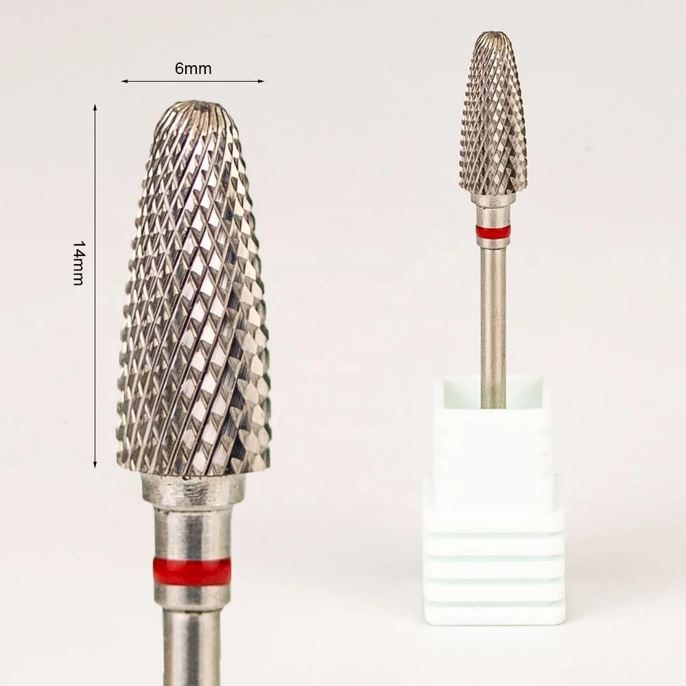 Sharp XF F M C XC Silver Safety Professional Corn Tungsten Carbide Nail Bits for Drill Machine Accessories