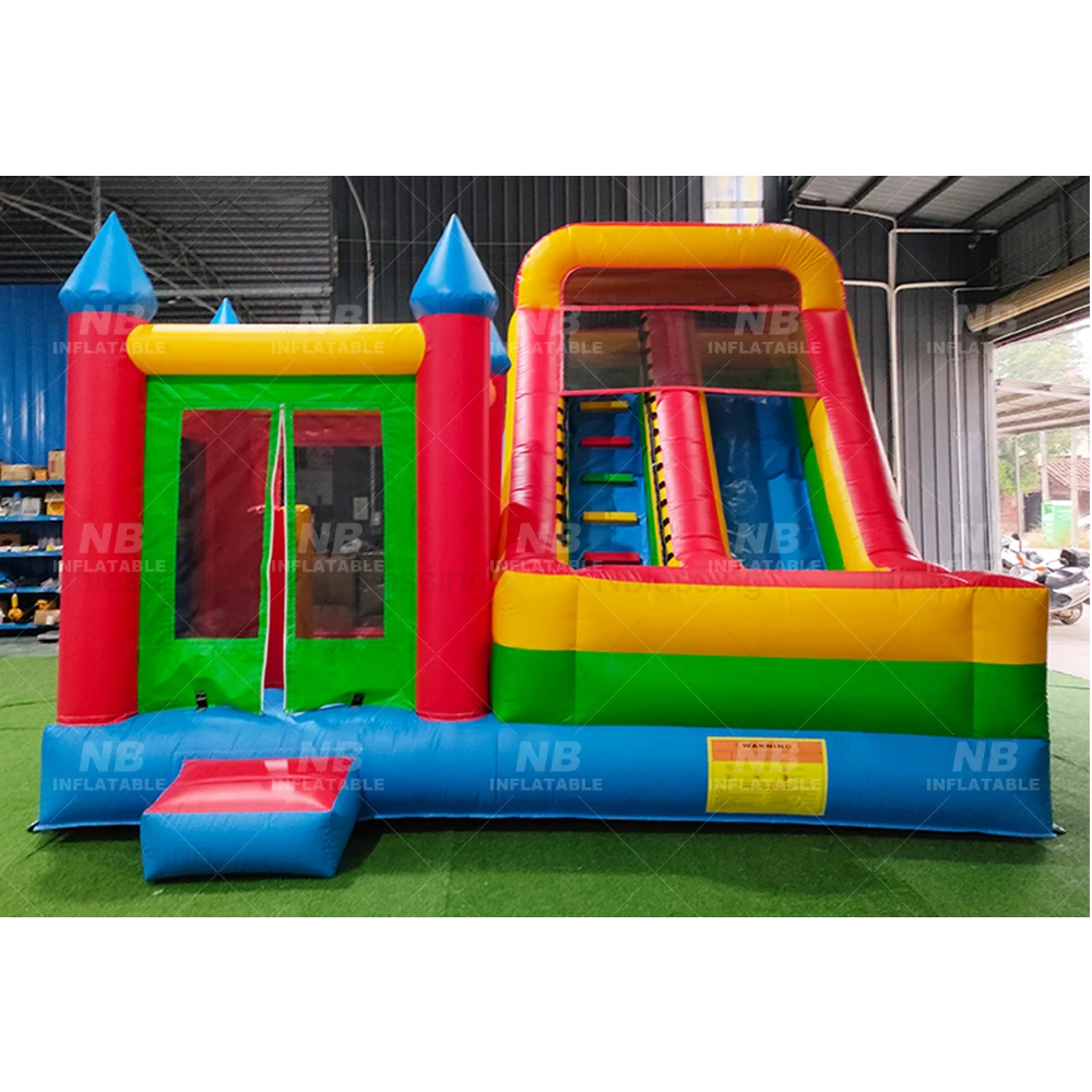 6x5 Inflatable Combo Bouncy Castles Jumping Castle Bouncer Inflatable Bounce House With Slide