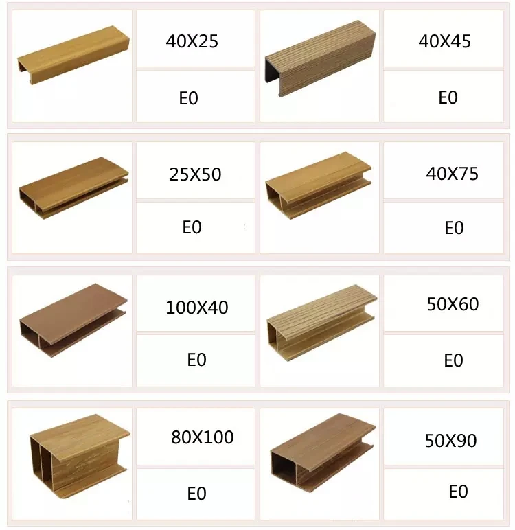 Greener wood plastic composite material wood and polymer light and thermal stability PVC ceiling