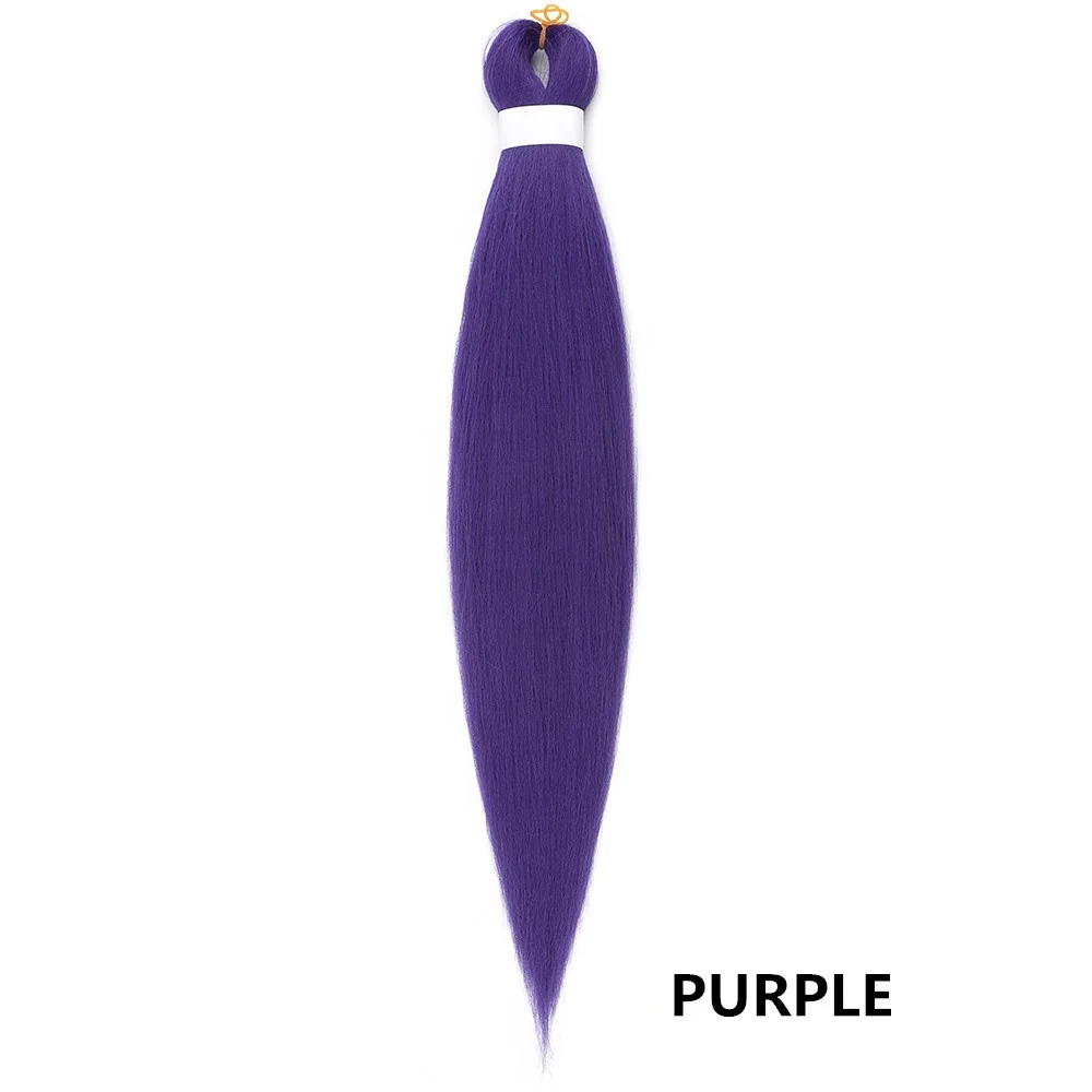 
Manufacturer Crochet Hair Braids Ez Braid Xpression Pre Stretched Braiding Hair Attachment 90g Extensions For 26 Inches 