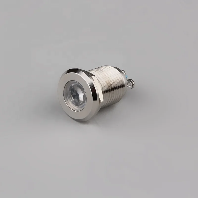 12-30mm Metal or Plastic DC 24v Waterproof LED Indicator Light