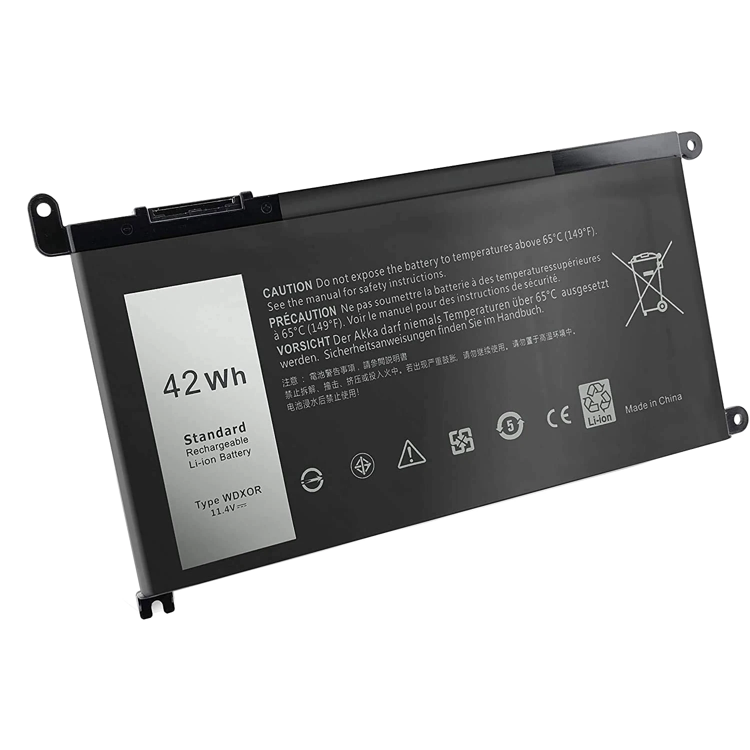  Универсальный Аккумулятор для ноутбука Dell WDX0R 0WDX0R 3CRH3 P69G001 T2JX4 C4HCW 0C4HCW