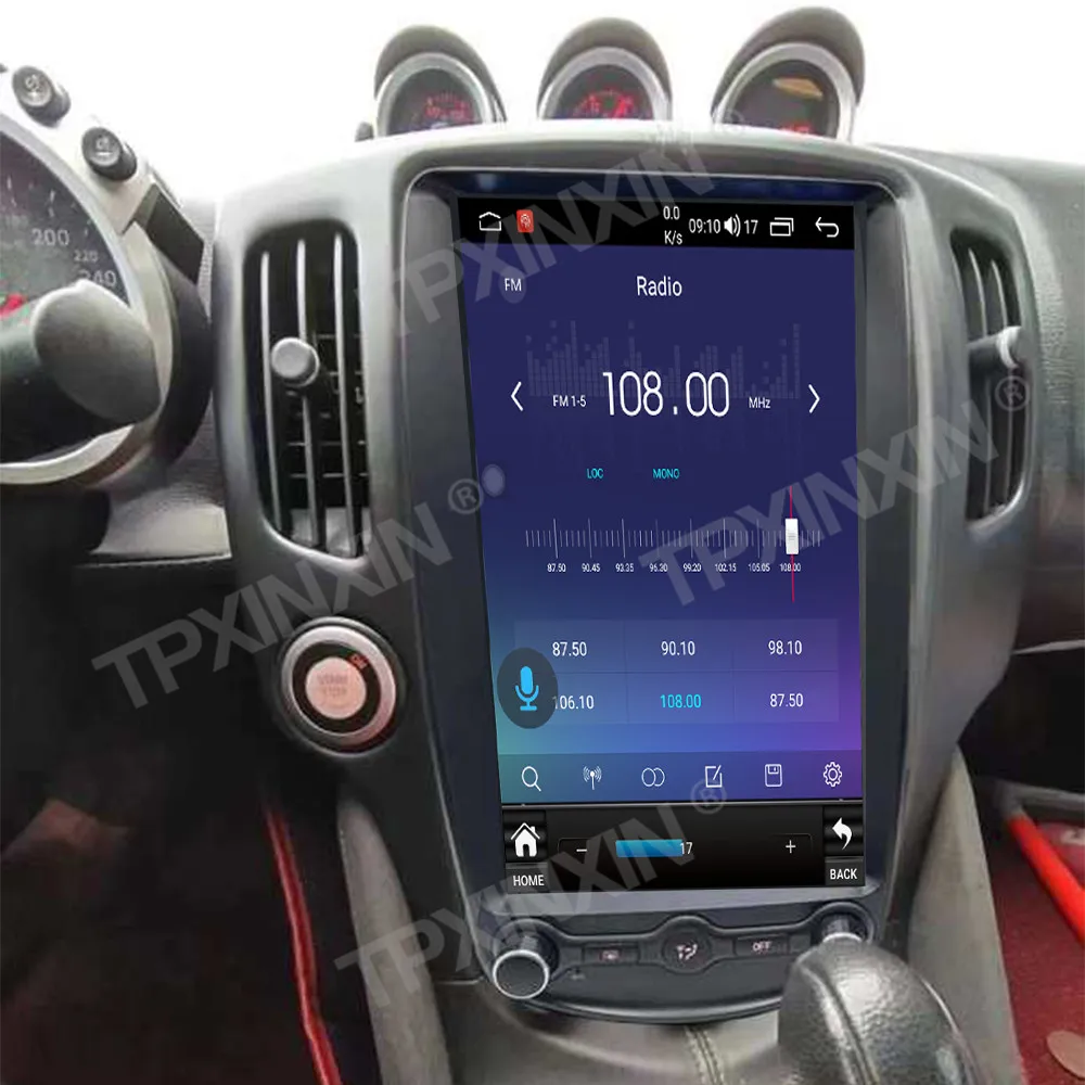 13 8 дюймов Android 0 Автомагнитола для Nissan 370Z 2009-2022 GPS Навигация стерео Мультимедийный Плеер головное устройство Tesla стиль аудио