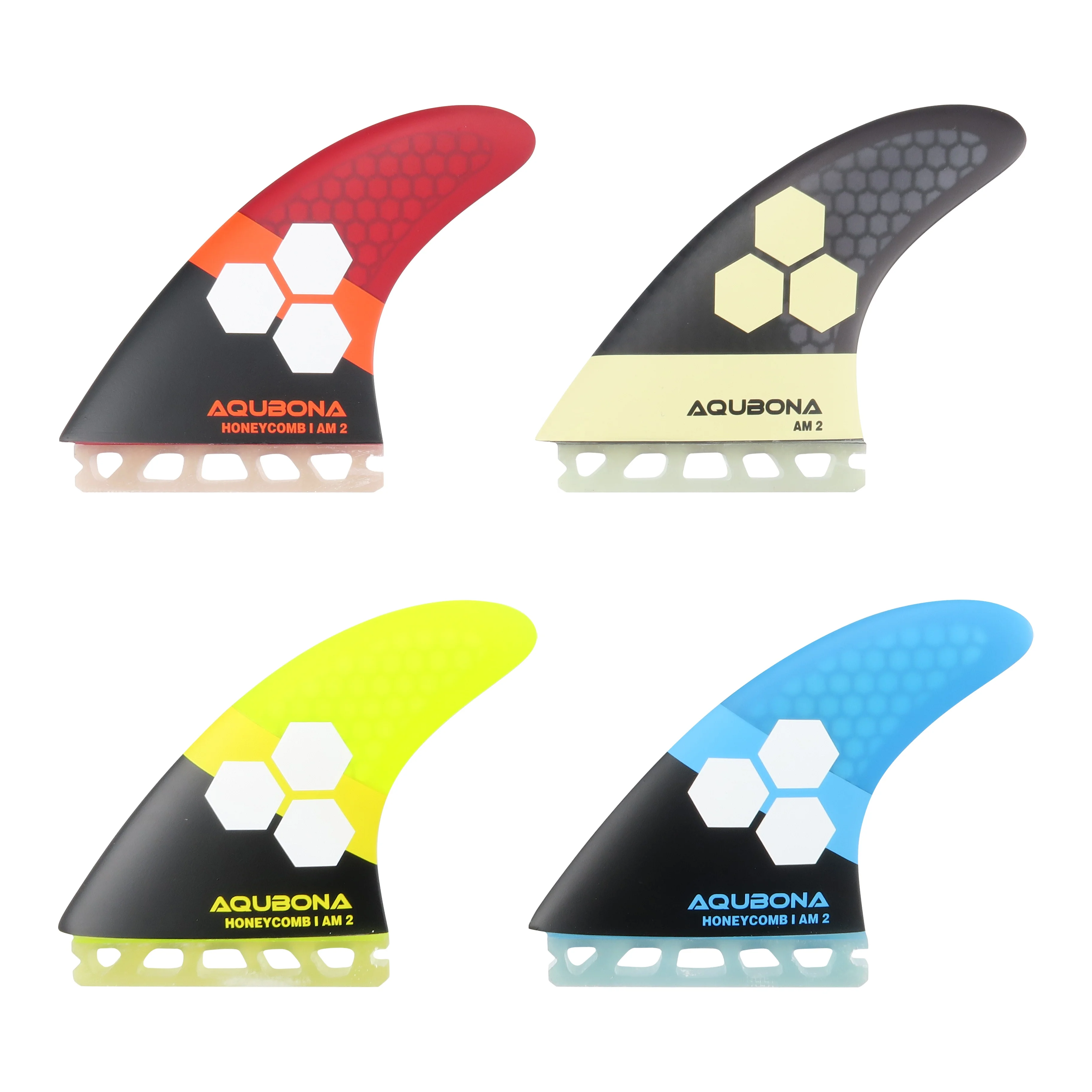 Single/Dual Tab Fins Surfboard Fiberglass 3 Set Fins for Surfing with Fin Bag Key Screw Multiple Colour