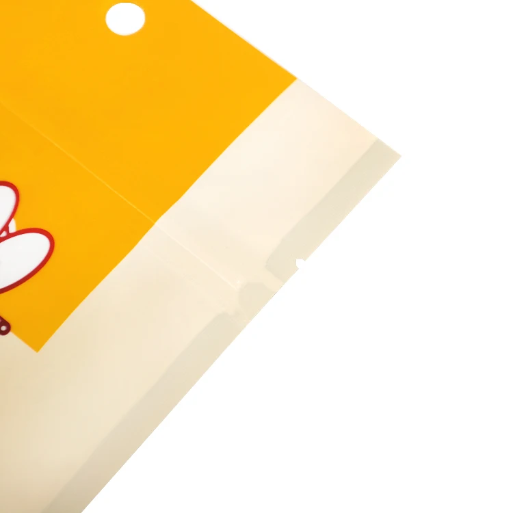 Custom Wholesale printing Dried Mango Melon Seeds Nuts Yellow Bags Food Grade Stand Up Zip Lock Packaging Pouch