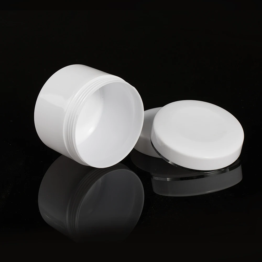 200g 250g large-capacity single-layer screw up type PP material plastic cream jar cosmetic empty container