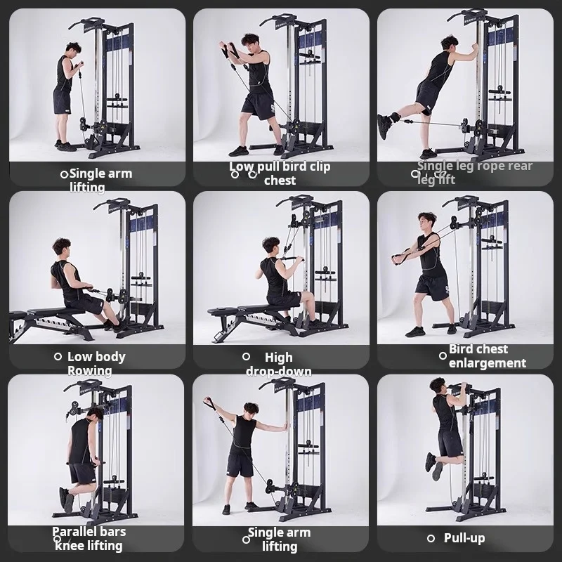 Factory Hot Sale Commercial Multi-Functional Trainer cable crossover Fitness Equipment Crossover Cable Machine