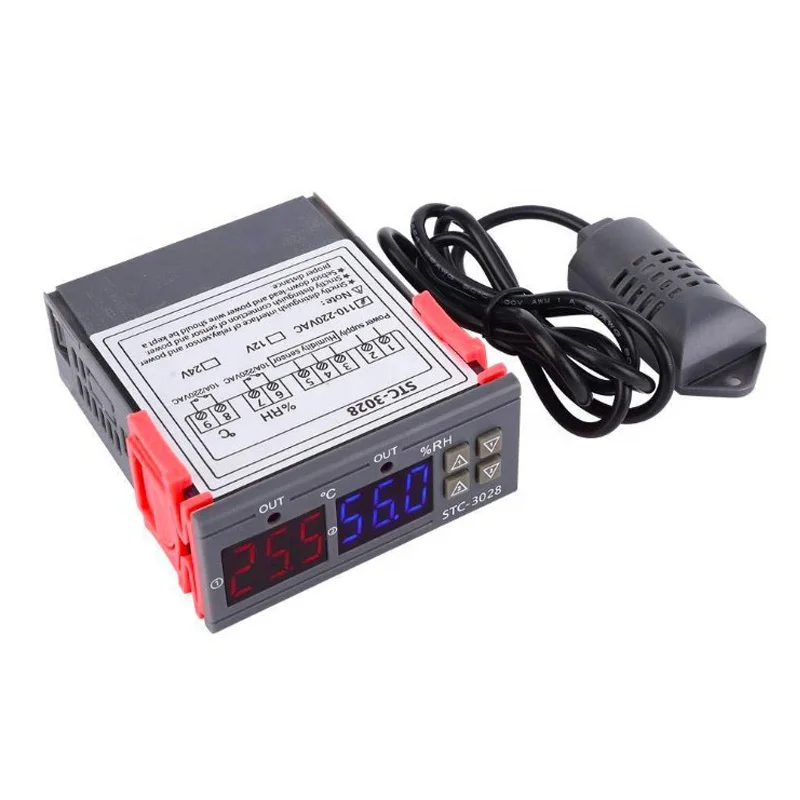 Automatic digital STC-3028 hygrometer temperature and humidity controller for egg incubator hatchery machine