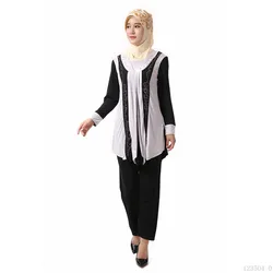2020 latest design muslim islamic clothing women fashion lace baju kurung
