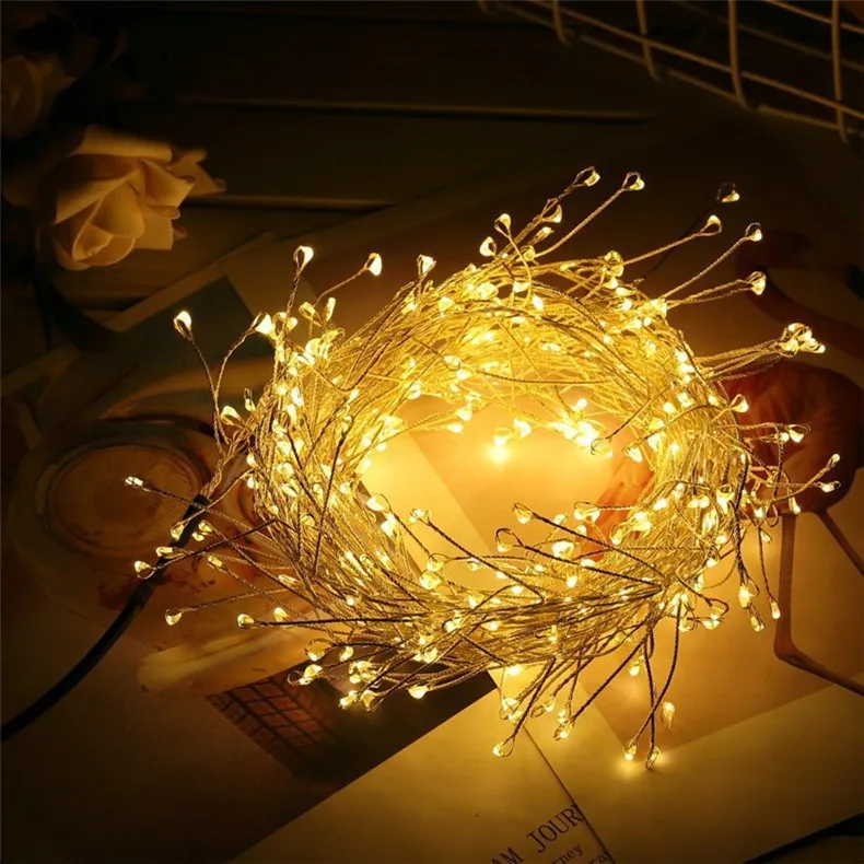 Customized Tree Christmas Led String Light Remote control USB Christmas lights