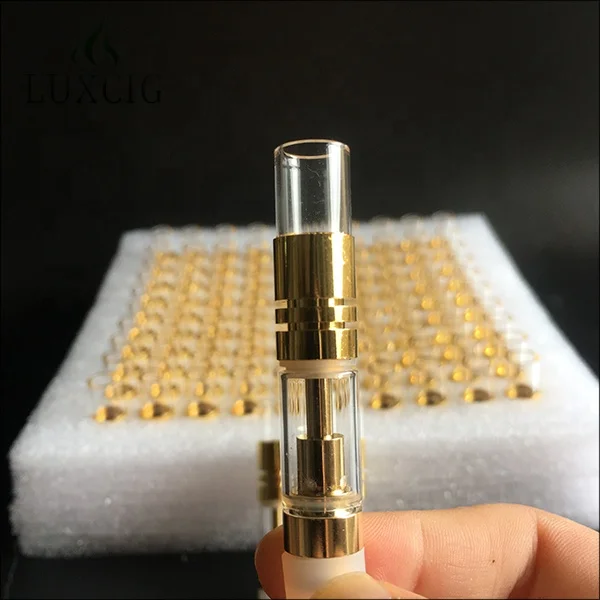  Стеклянный мундштук Керамические Золотые картриджи для вейпа CBD TH205 керамическая катушка вейп корзина 0 5 мл 1 M6T G5 керамические