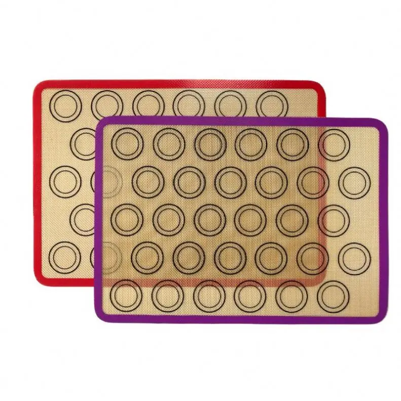 Customizable Nonstick Baking Pastry Mat Sheet Non-Slip Silicone Baking Mat Set