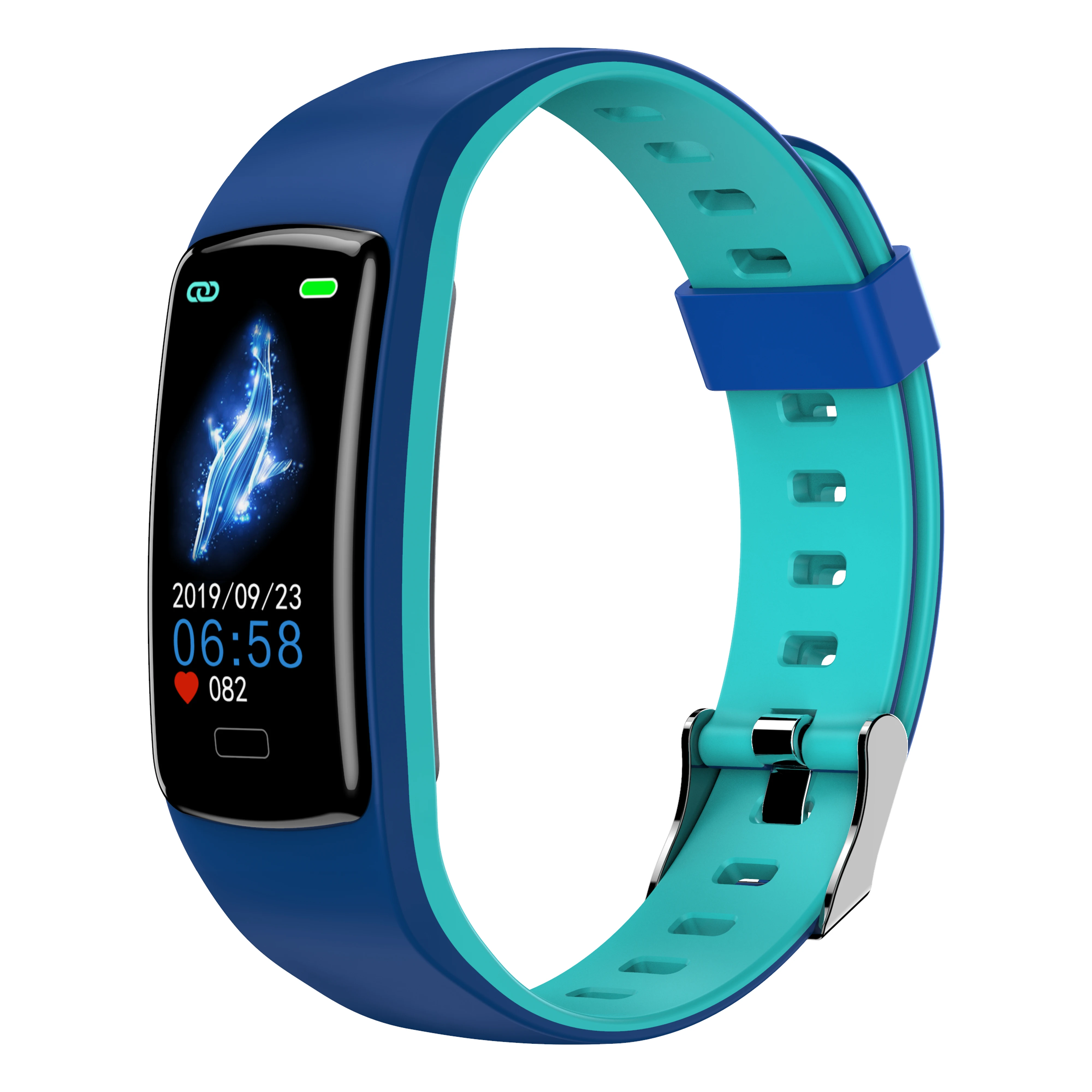 H01C Children Smart Watch IP68 Waterproof Sports Health Watch Heart Rate Monitoring Watch Bracelet