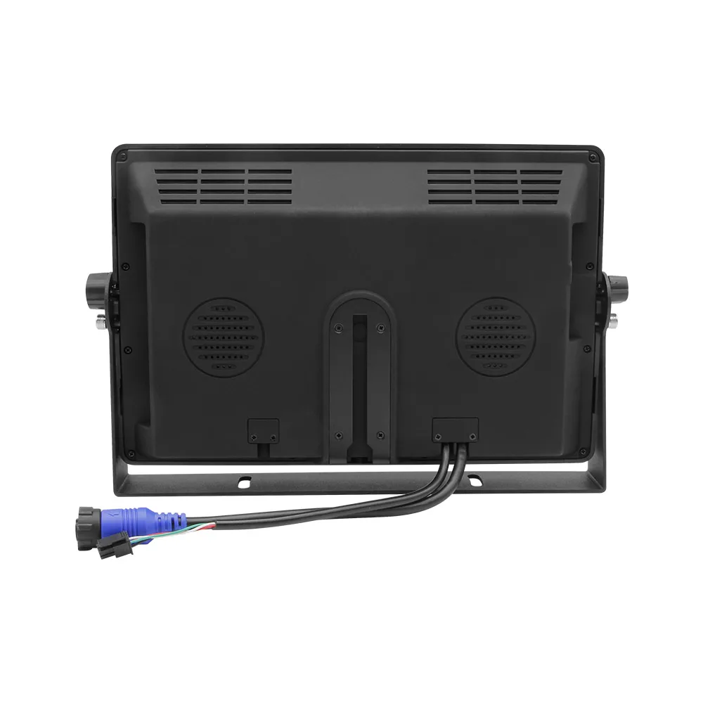 Top quality 9inch quad monitor with touch button rear view 9 inch screen stand alone lcd