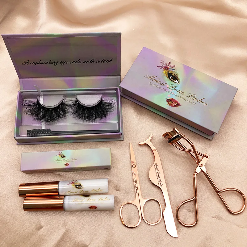 Beauty products supply eyelash strips with waterproof glue long lasting lash strip glue