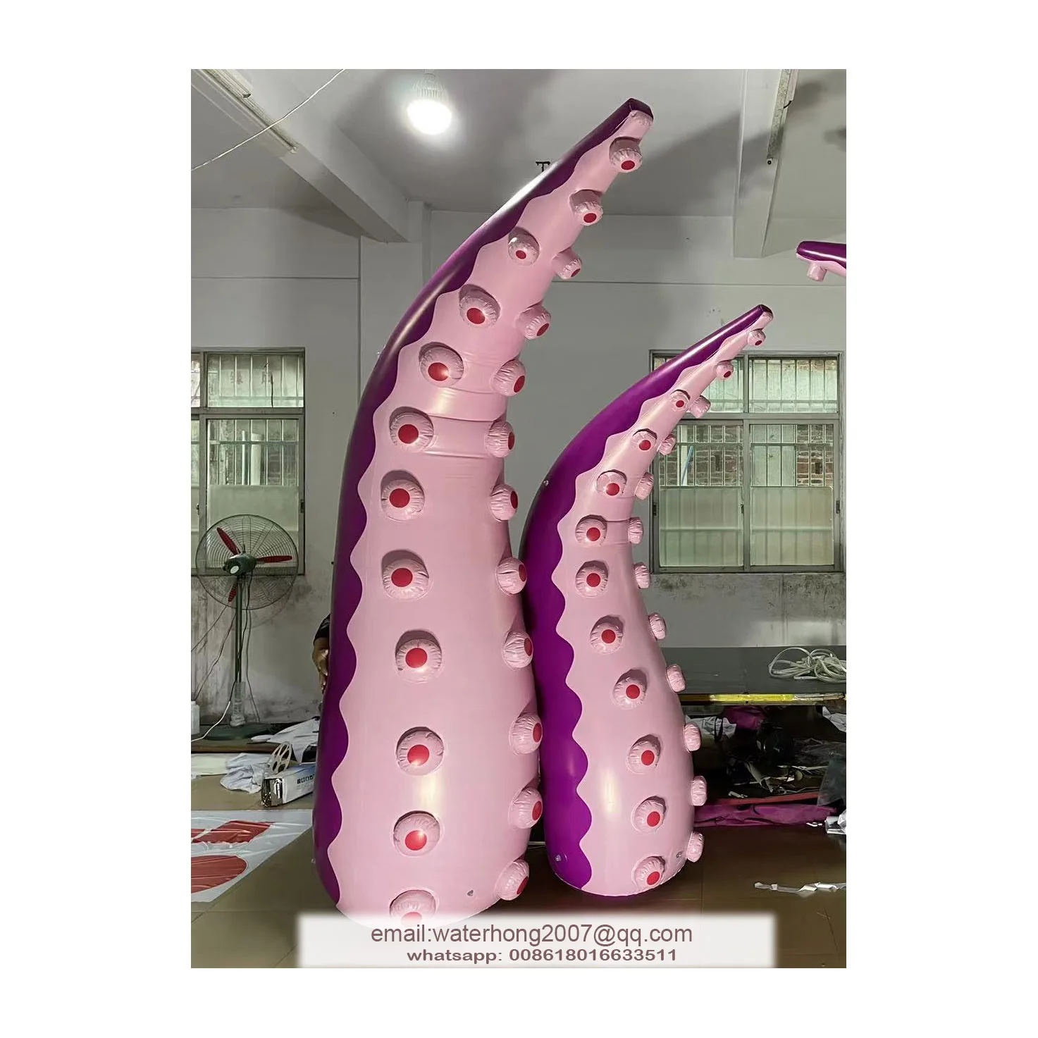 BOYI advertising Giant inflatable octopus tentacle/ jellyfish tentacle inflatable