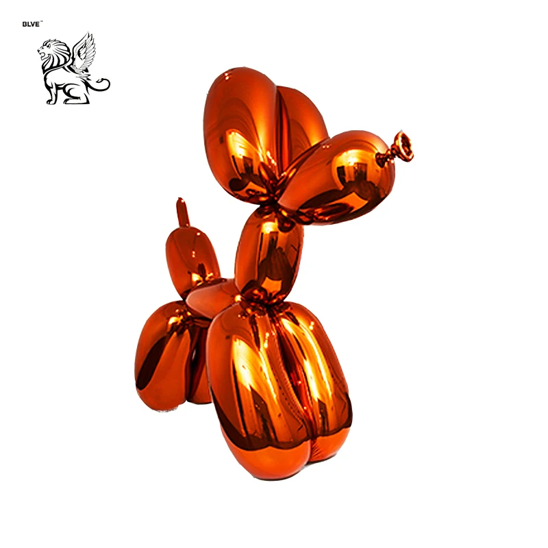 Абстрактная живопись стекловолокно воздушный шар статуя собаки для продажи FBG-01