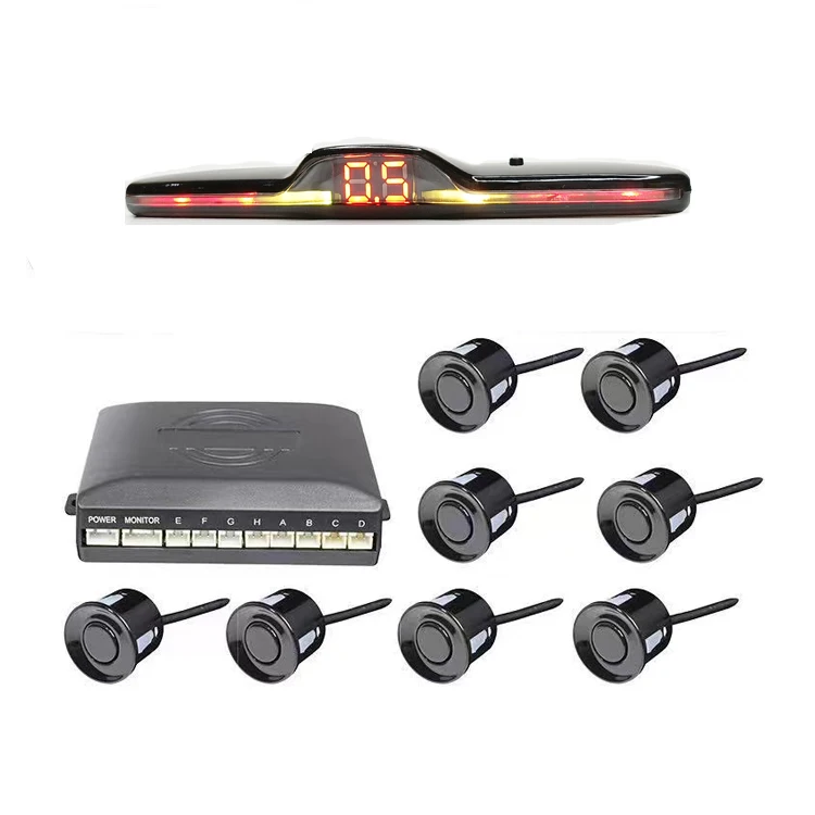 Hot  car reverse parking sensor kit de sensores de estacionamento parking assist front and rear sensors reverse warning systems