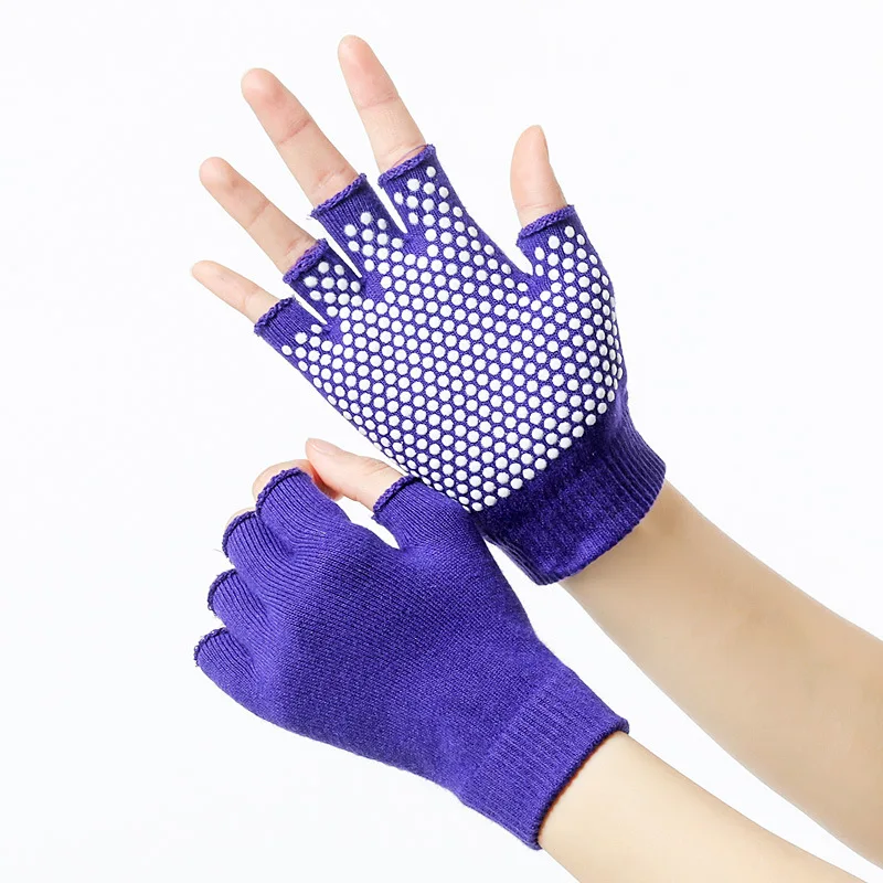 
Professional Women Fitness Sports Half Finger Gym Yoga Weightlifting Bodybuilding Equipment Breathable Nonslip Gloves 