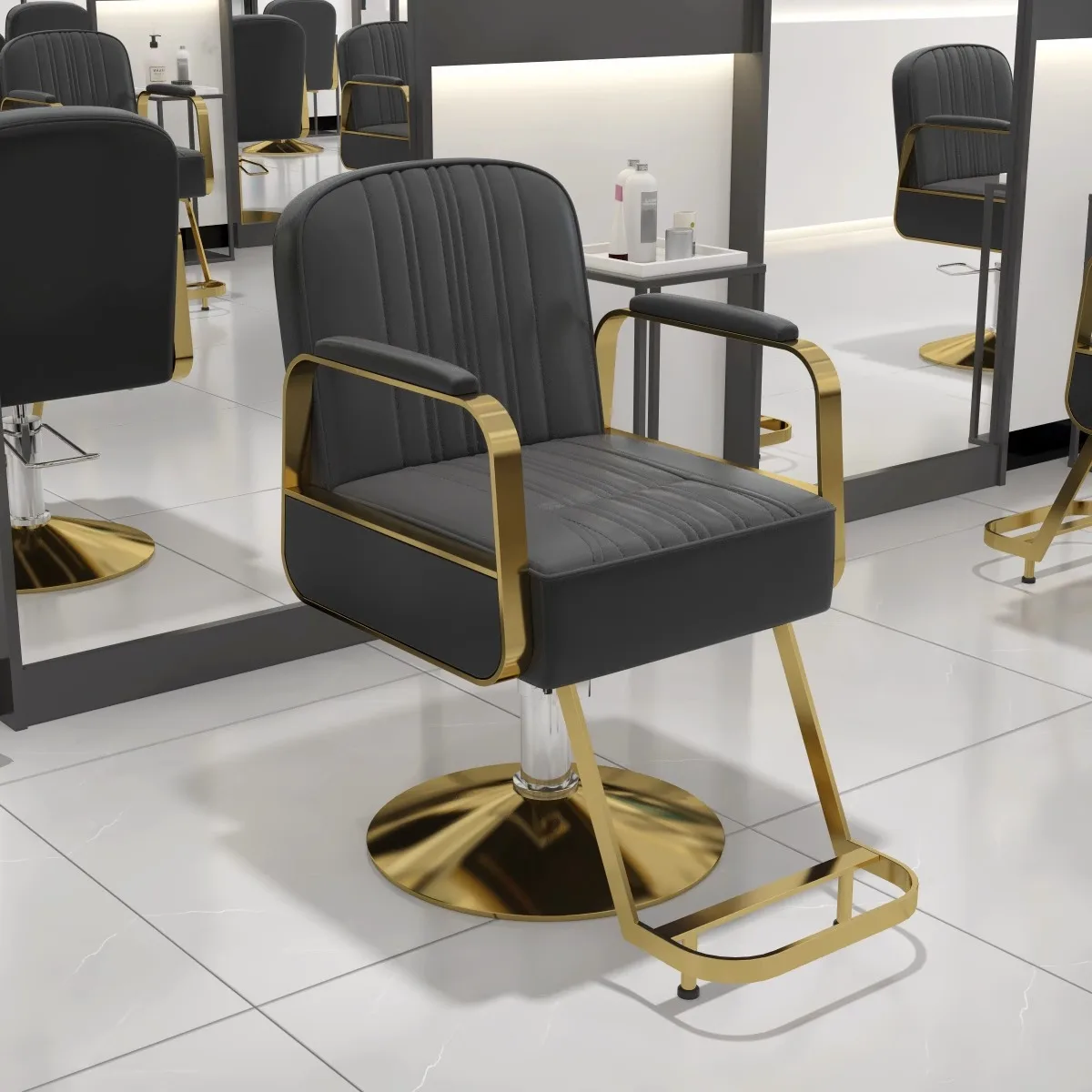 barbershop Hair chair Hair salon perm dyeing issued inverted chairs hair cutting stool