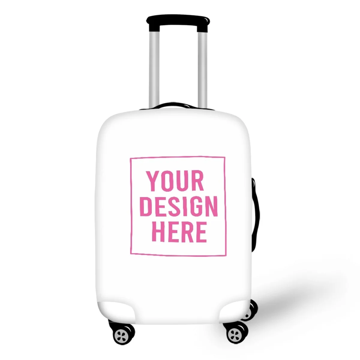 Print On Demand Ukraine Flag Sunflower Design Pattern Travel Luggage Protective Cover Suitcase Case Bag Cover Travel Accessory