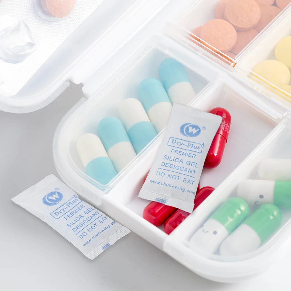 DMF-free пищевой осушитель силикагель 1 г