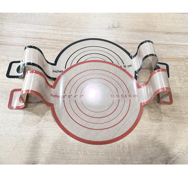 57*21cm 0.4mm thick Silicone Bread Sling  Factory Direct Customized Food Grade Air Fryer Mat