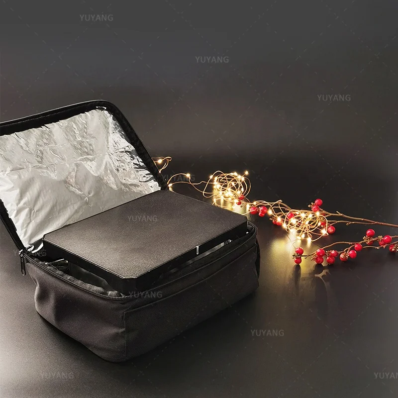 80W Thermal Lunch Box Bag Microwave Oven Electric 3IN1 Home Car Truck Personal Portable Food Warmer Oven