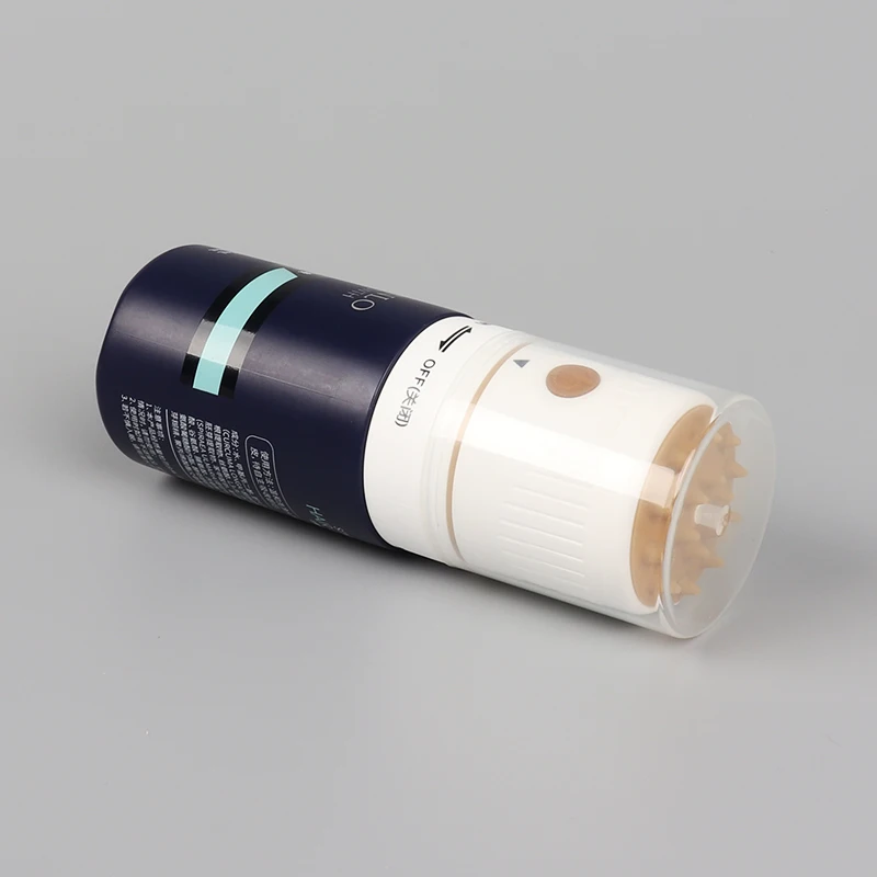 Plastic tube for massaging scalp PE cosmetic tube for hair product packaging