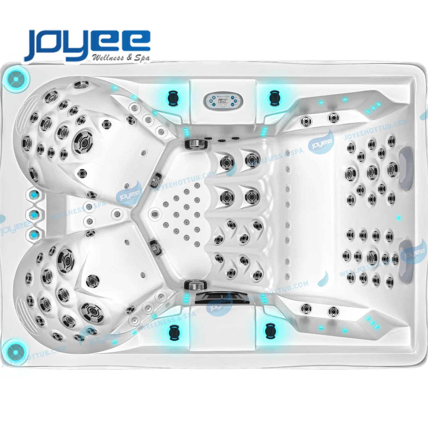 JOYEE hot sale whirlpool massage bath garden room hot spas tub ozone hydro spa bath tub garden spa for 4 people jacuzzier
