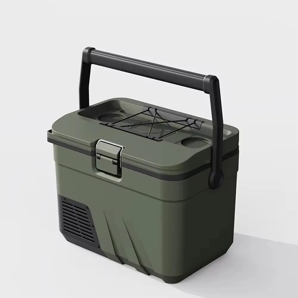 High-Quality Durable 12L Solar Power Portable Refrigerator Picnic Beer Can Insulated Ice Cooler Box Drinking Plastic Insulation