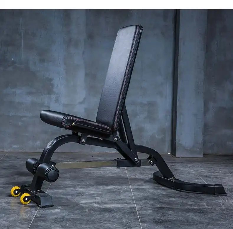 
Commercial black fitness chair can be folded and adjustable with high quality for both men and women 
