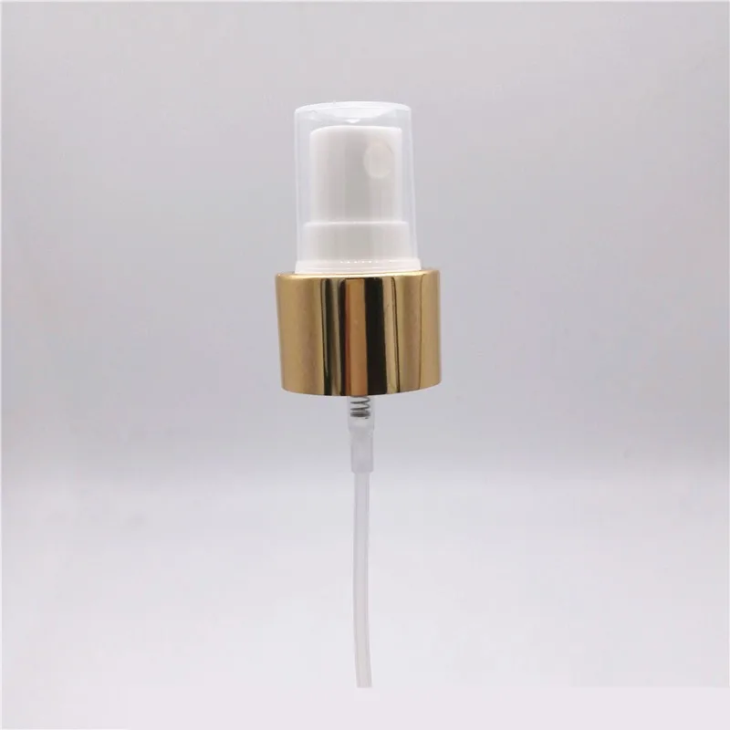 18mm fine PP spray cap perfume atomizer, plastic crimp perfume spray pump